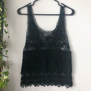 5/$20 Lace tank top, size XS